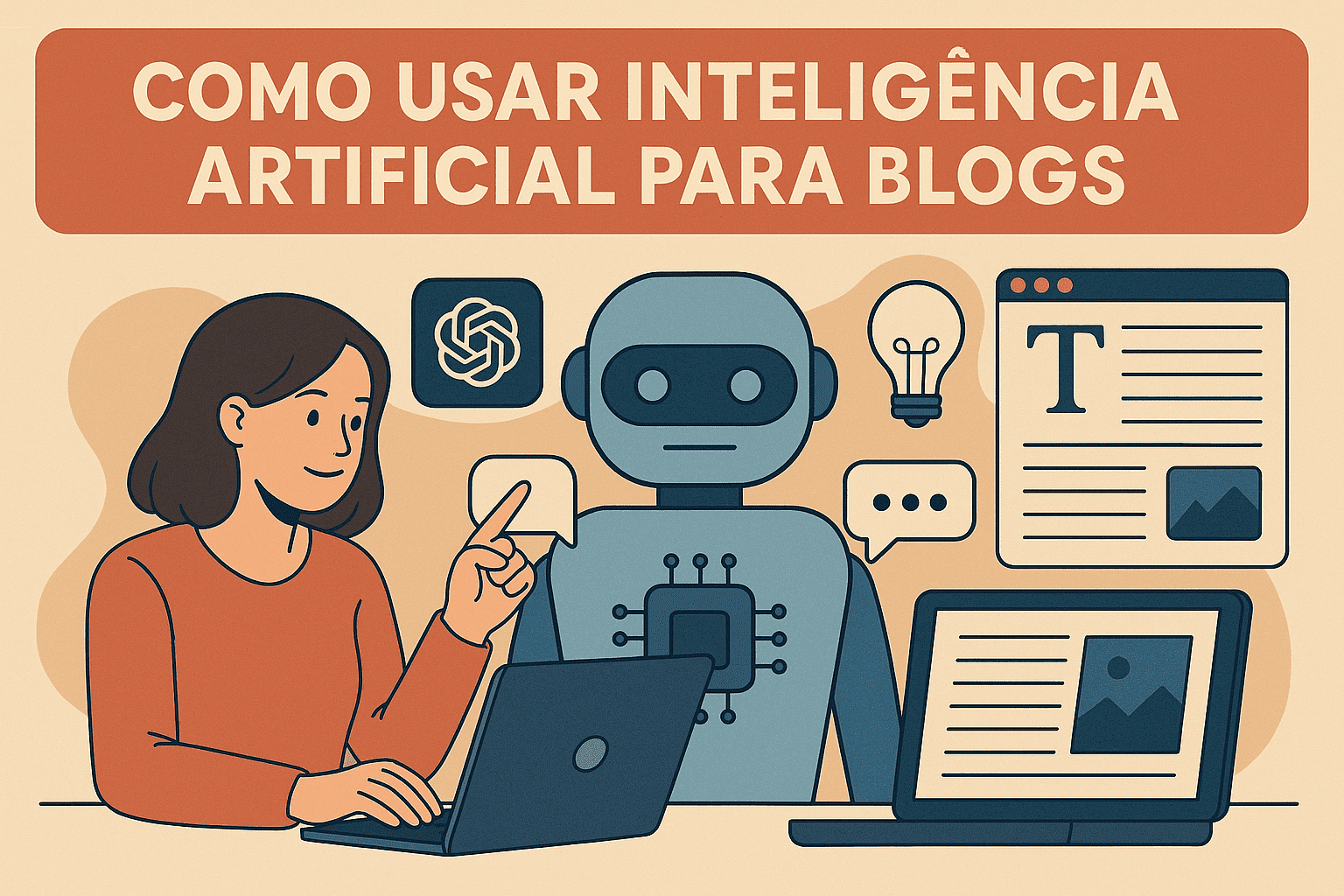 Como Usar Inteligência Artificial para Blogs